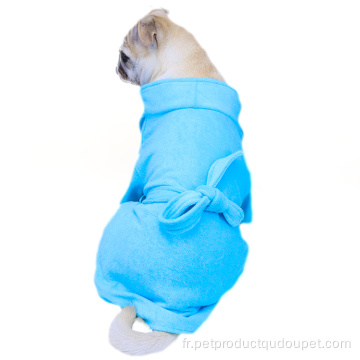 vente en gros tissu de serviette doux vêtements pour chiens super absorbants